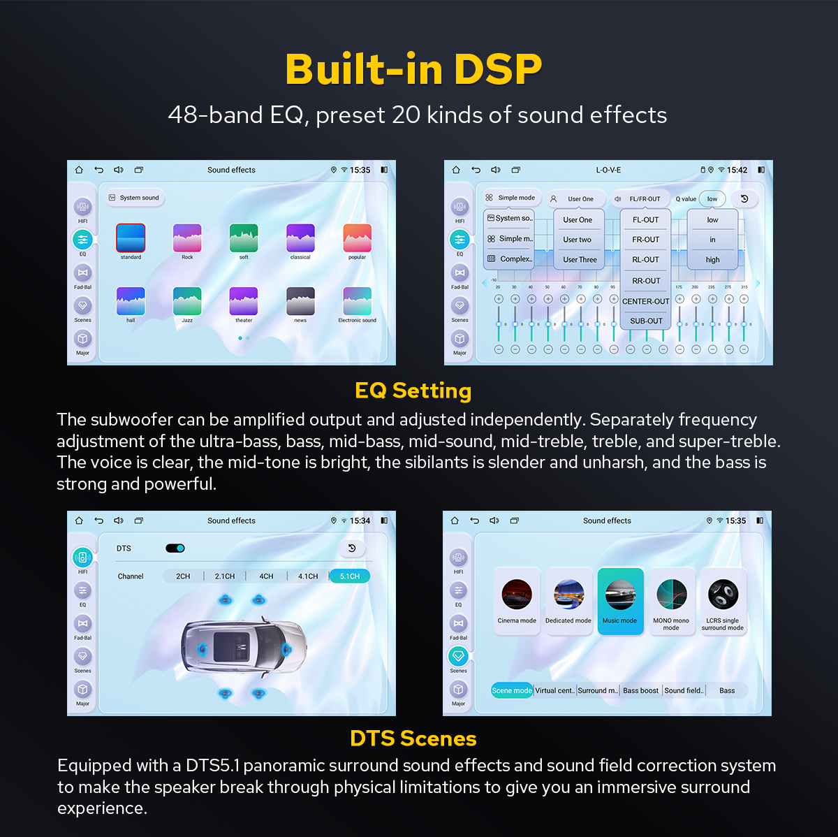 JOYING 10.1 Inch Qualcomm Snapdragon 6125 Car Radio